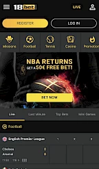 18Bet App Screenshot