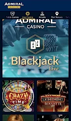 Admiral casino online App Screenshot