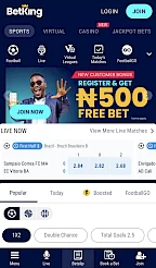 Betking App Screenshot