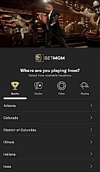 BetMGM App Screenshot