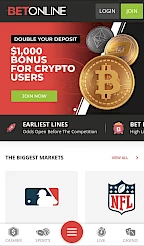 BetOnline App Screenshot