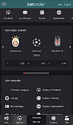 Betorder App Screenshot