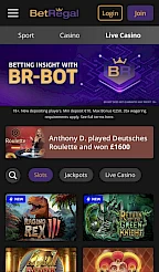 BetRegal App Screenshot