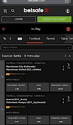 Betsafe App Screenshot