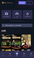 BetSteve App Screenshot