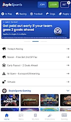 Boylesports App Screenshot