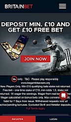 BritainBet App Screenshot