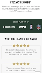 Caesars Sportsbook App Screenshot