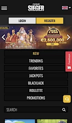 Casino Sieger App Screenshot