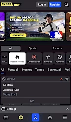 Cyber bet App Screenshot