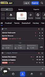 Cyber bet App Screenshot