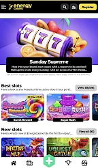 Energy casino App Screenshot