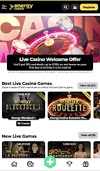 Energy casino App Screenshot