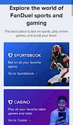 FanDuel App Screenshot