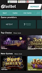 Fastbet App Screenshot