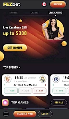 FEZbet App Screenshot