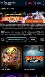 Griffon Casino App Screenshot