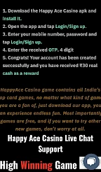 Happy ace casino App Screenshot
