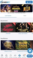 Indibet App Screenshot