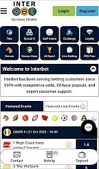 Interbet App Screenshot