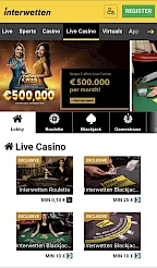 Interwetten App Screenshot