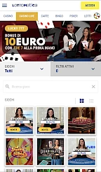 Lottomatica App Screenshot