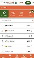Lucky bet App Screenshot
