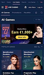 Marathonbet App Screenshot