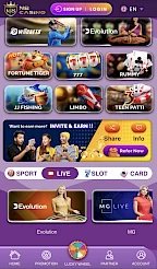 N8 casino App Screenshot