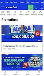 NairaBet App Screenshot