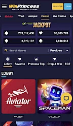 Princessbet App Screenshot