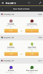 Racebets App Screenshot