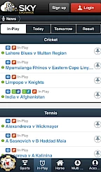 Skyexchange bet App Screenshot