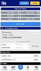 Sportsbetting App Screenshot