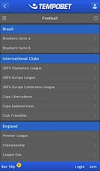 Tempobet App Screenshot