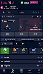 VBet App Screenshot