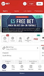 Virgin bet App Screenshot