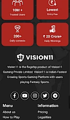 Vision 11 App Screenshot
