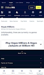 William Hill App Screenshot