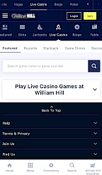 William Hill App Screenshot