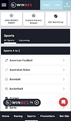 Winbet App Screenshot