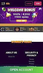 Winners Magic App Screenshot